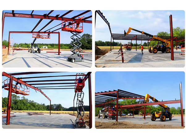 steel structure building details