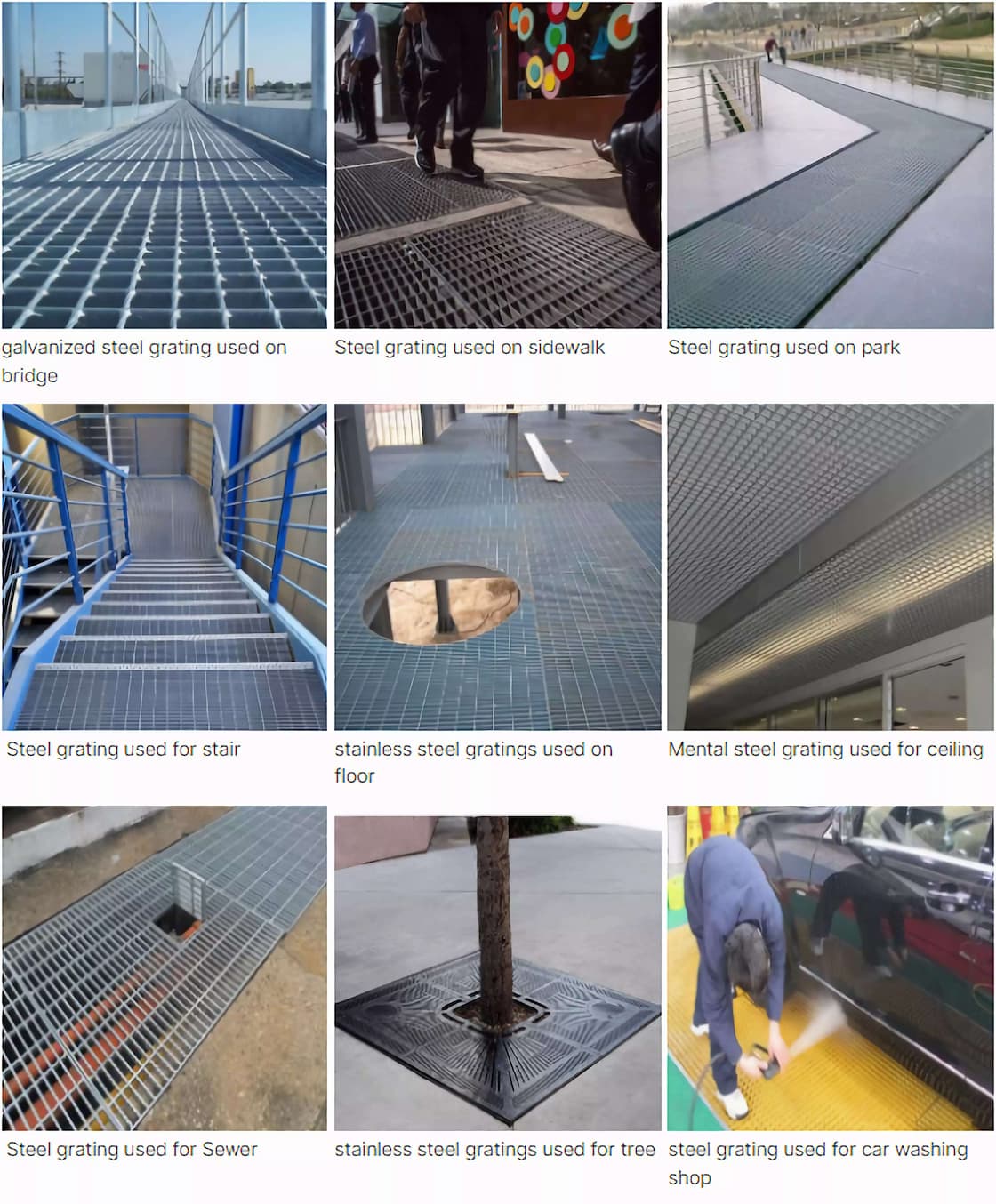 galvanized steel grating